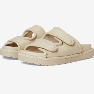 MIA Linen Comfort Slide Sandals. Brand New